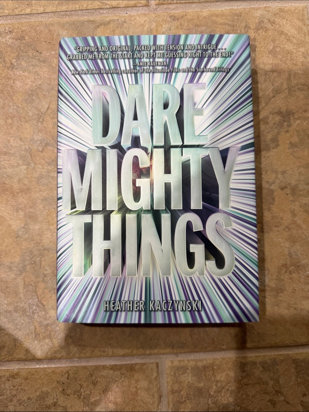Dare Mighty Things Hardcover - Iridescent Green/Purple Cover